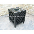 Outdoor environmental dustbin with powder garbage coated garbage dustbin